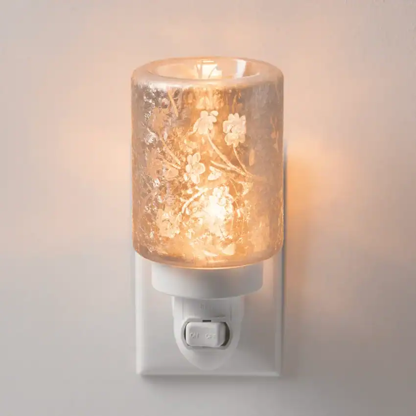 Scentsy MiniWarmerSilverStemGlow