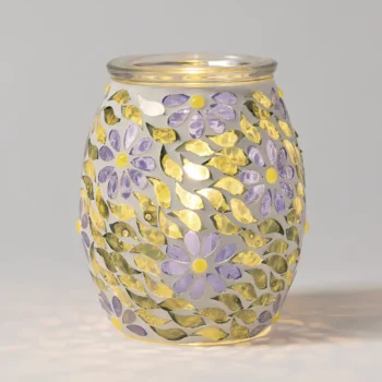 Scentsy WarmerPeriwinklePetalsMainGlow