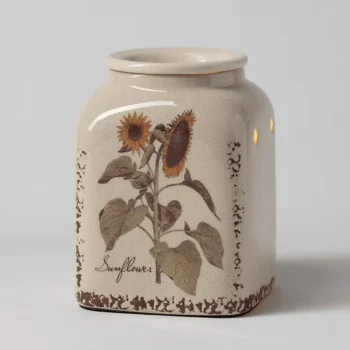 Scentsy WarmerRusticSunflowerPACKSHOTMainGlowR PWS highres