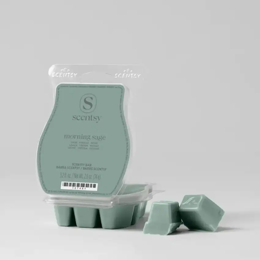 scentsy morning sage wax bar