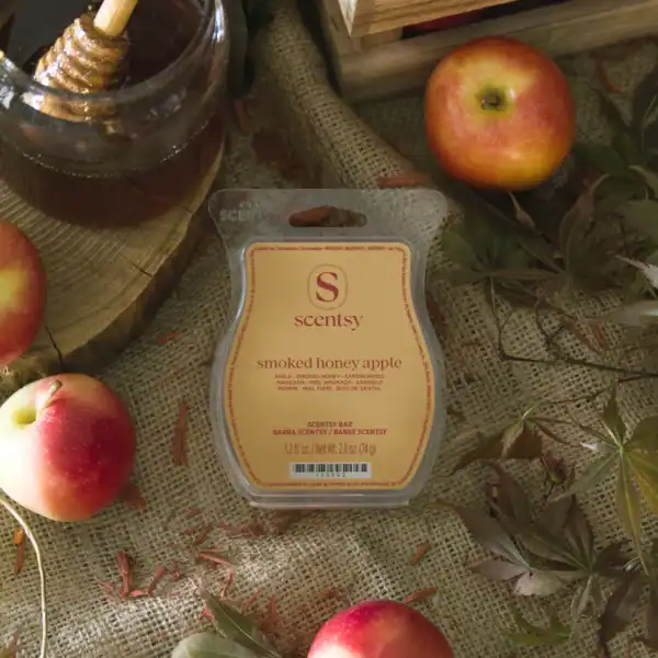 styled scentsy smoked apple bar